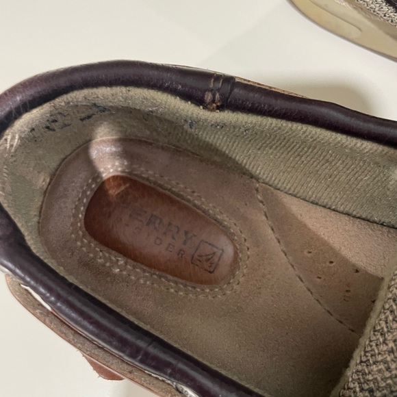 Sperry Dark Brown and Tan Boat Shoes - Picture 7 of 7